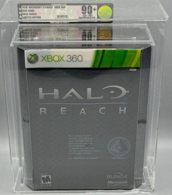 Halo Reach Microsoft Xbox 360 Limited Edition Big Box Sealed New VGA 90+ Graded